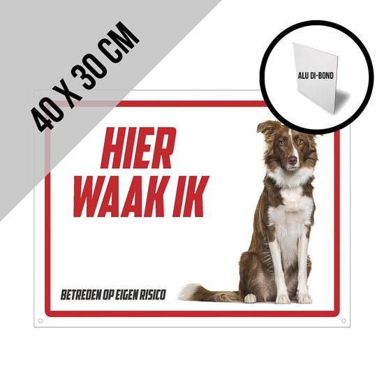 Ontwerp nu zelf u eigen waak bord, pas op hier waak ik