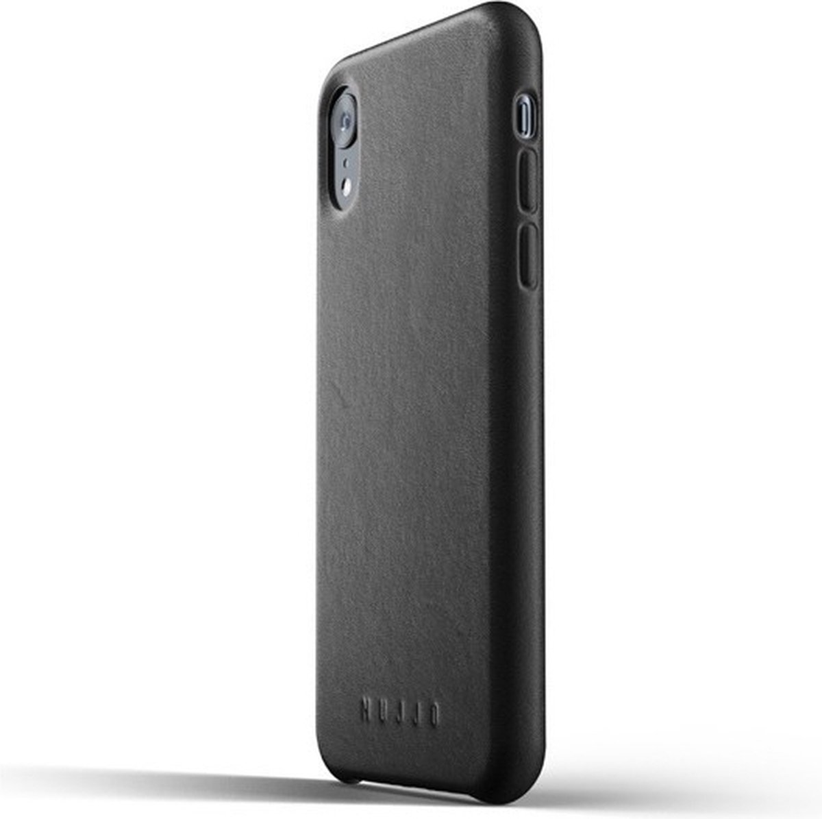 Mujjo Leather Case iPhone XR zwart