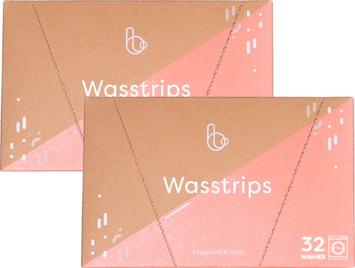 Brauzz Wasstrips Multipack Geurloos - Wasmiddeldoekjes voor Witte, Gekleurde en Zwarte Was - Wasmiddel Strips - Eco Wasmiddel Vellen - Duurzame Laundry Strips (64 wasbeurten)