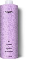 Amika 3D Volumizing And Thickening Shampoo 1000ml - Normale shampoo vrouwen - Voor Alle haartypes