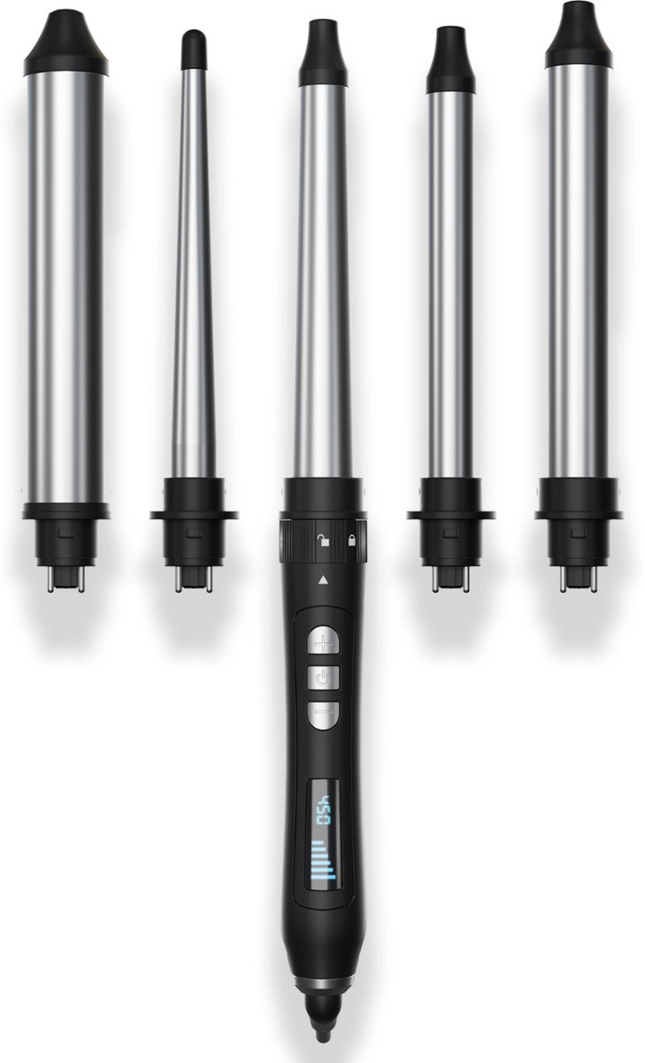 Amika The Chameleon 5-in-1 Curling Wand, verwisselbare