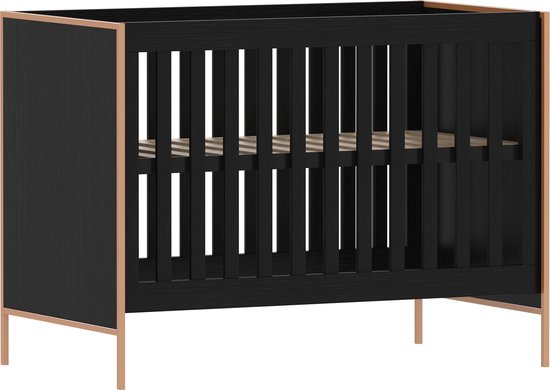 Born Lucky Baby Bed Monaco Zwart