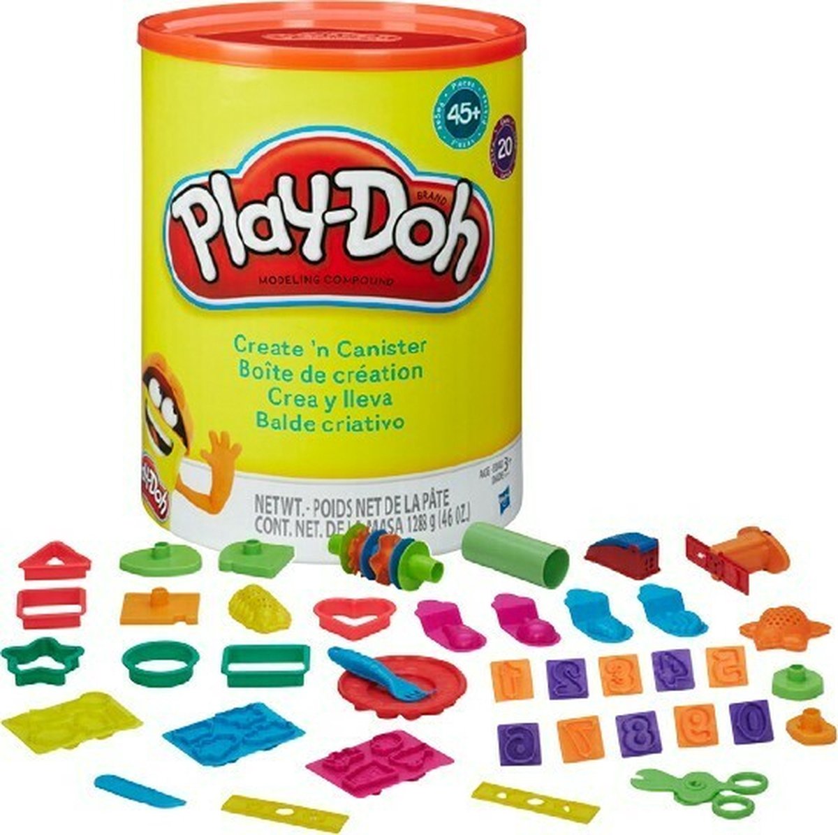 Play-Doh Create 'N Canister Startersset - Klei — afbeelding 2