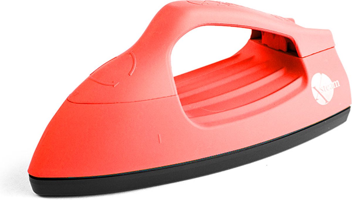 XSTEAM travel garment steamer Perzik - kledingstomer / handstomer voor thuis en op reis - levenslange garantie - 1000 w