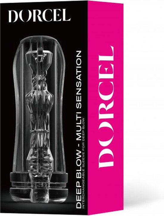 Dorcel - Stroker - Sleeve Voor Masturbator - Deep Blow Multi Sensation - Transparant