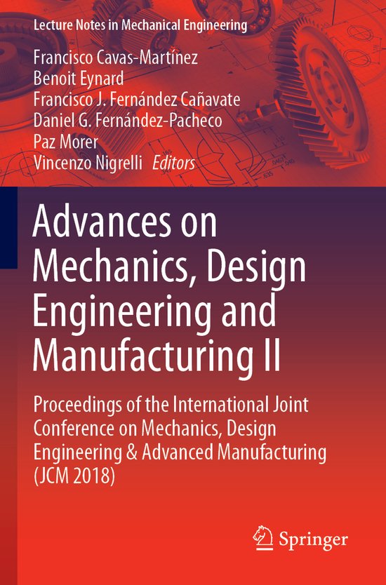 Advances on Mechanics Design Engineering and Manufacturing I ... - cover