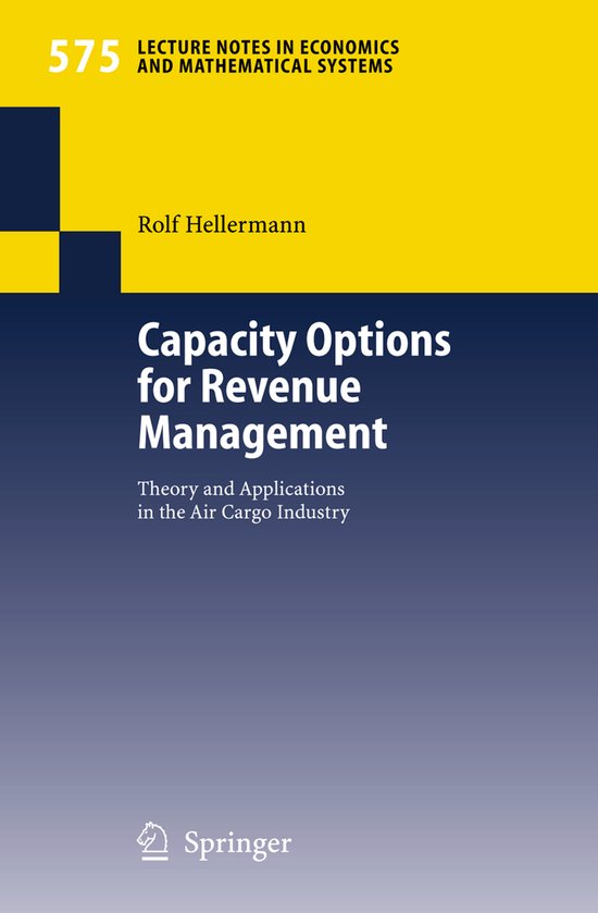 Capacity Options For Revenue Management - cover
