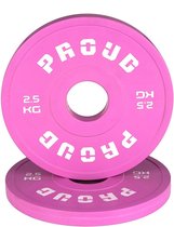Fractional Plates Roze 2,5kg - Roze - PROUD - Totaal 5 kg