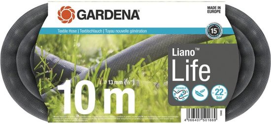 Gardena Textielslang Liano™ Life 10m Liano