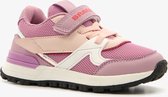 Braqeez meisjes sneakers met roze details - Maat 33 - Uitneembare zool