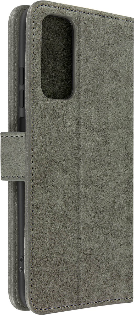 Geschikt voor Xiaomi Redmi Note 11 Pro 5G Bookcover Video Support Functie grijs