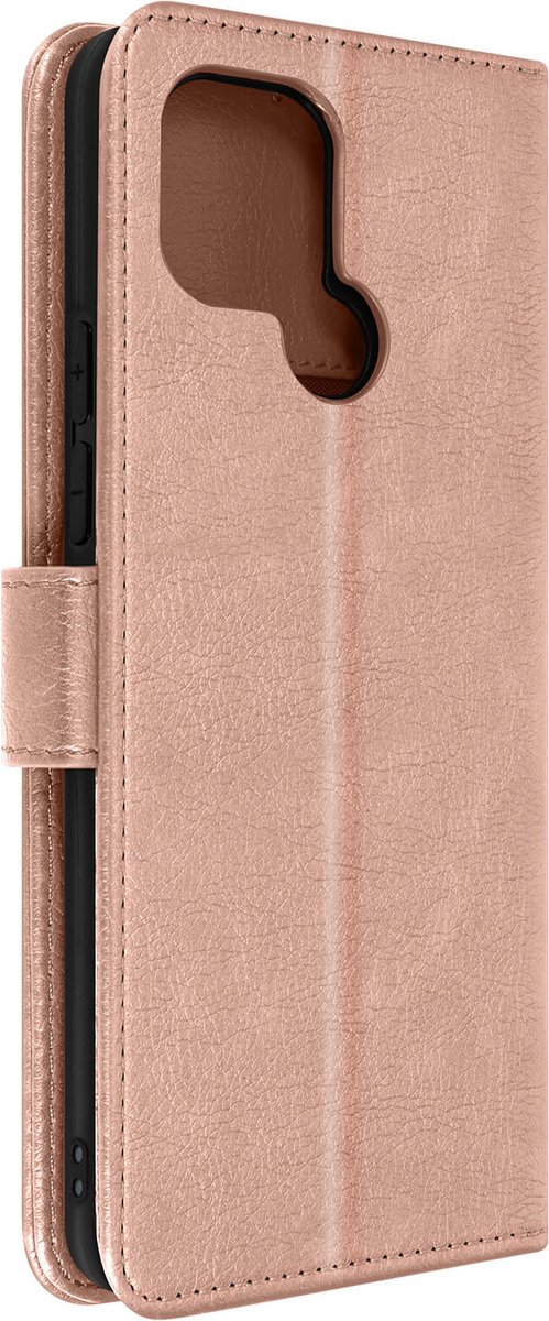 Geschikt voor Xiaomi Redmi A1 / A2 Foliohoes Portefeuille Support Functie – Rose goud