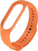 Bracelet pour Mi Band 5, 6 & 7 - Bracelet en Siliconen de remplacement - Oranje