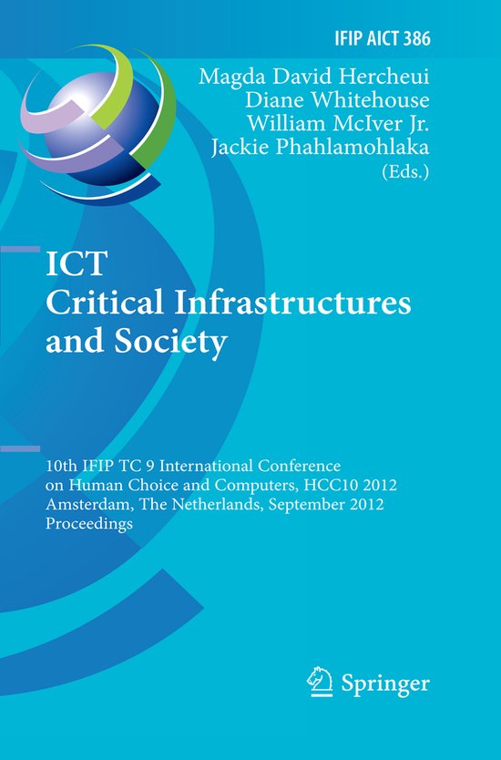 IFIP Advances in Information and Communication Technology386 ... - cover