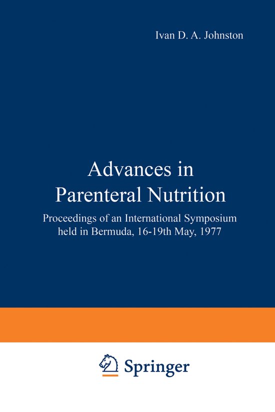 Advances in Parenteral Nutrition - cover