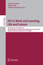 HCI in Work and Learning Life and Leisure