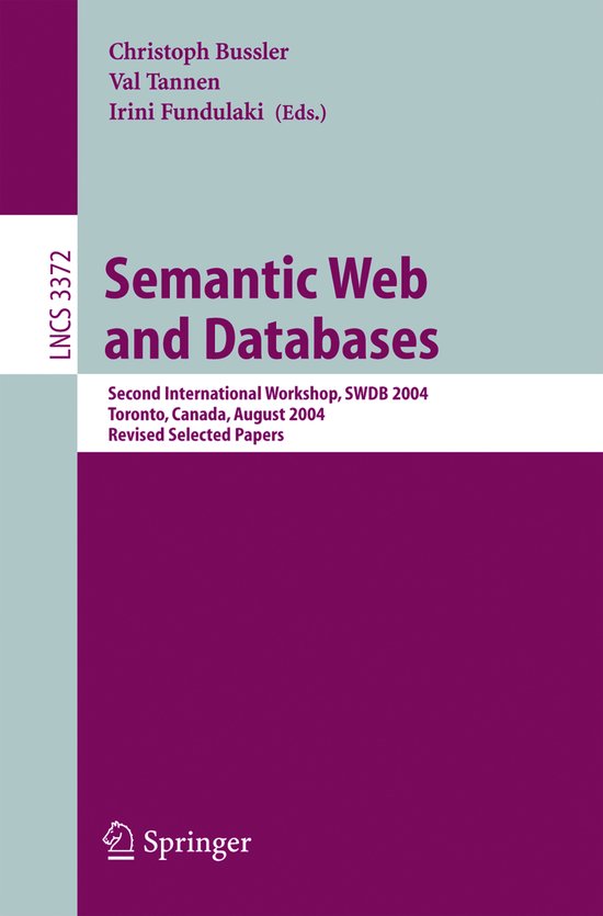 Semantic Web and Databases - cover
