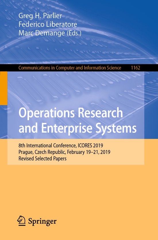 Communications in Computer and Information Science1162- Oper ... - cover