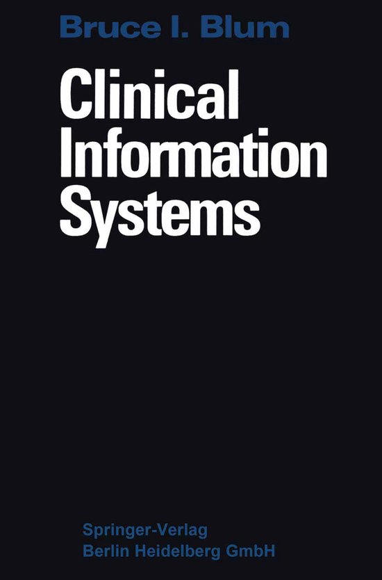 Clinical Information Systems - cover