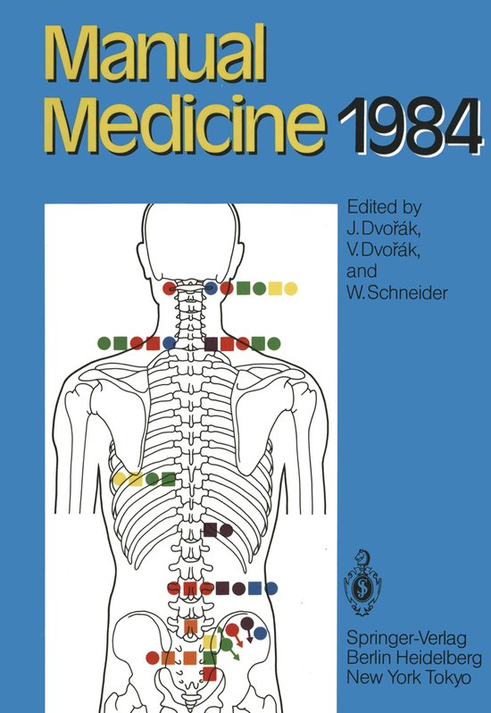 Manual Medicine 1984 | 9783642702198 | Boeken | bol