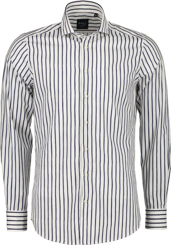Profuomo slim fit strijkvrij overhemd wit extra lange mouw