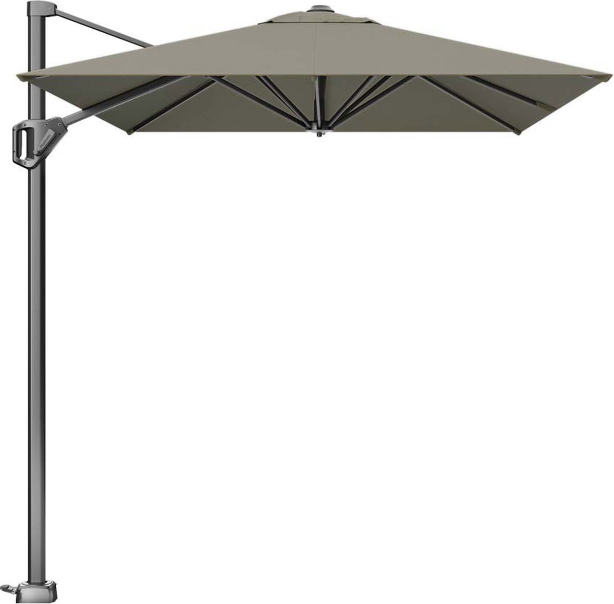 parasol tahiti tilt 3x3m taupe bol