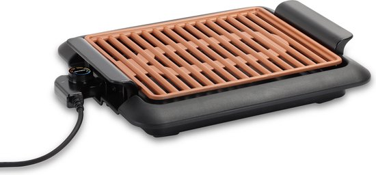 Swiss Pro+ Elektrische Grill Rookloos 4 tot 6 Personen Tafel barbecue Tafel BBQ 1250W — afbeelding 4