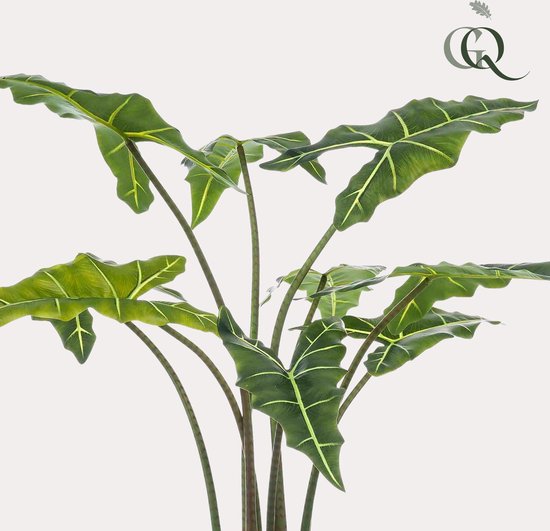 Alocasia Frydek - Oreille d'éléphant - 100 cm - test de plantes artificielles