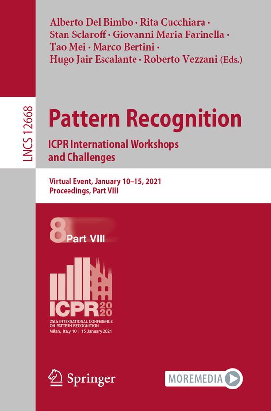 Pattern Recognition ICPR International Workshops and Challen ... - cover