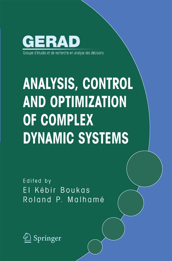 Analysis, Control and Optimization of Complex Dynamic System ... - cover