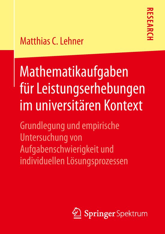 Mathematikaufgaben für Leistungserhebungen im universitäre ... - cover