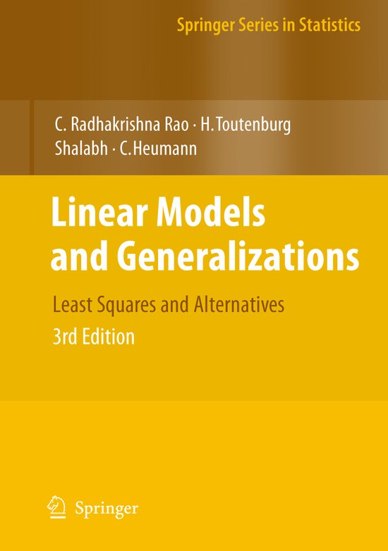 Linear Models and Generalizations - cover