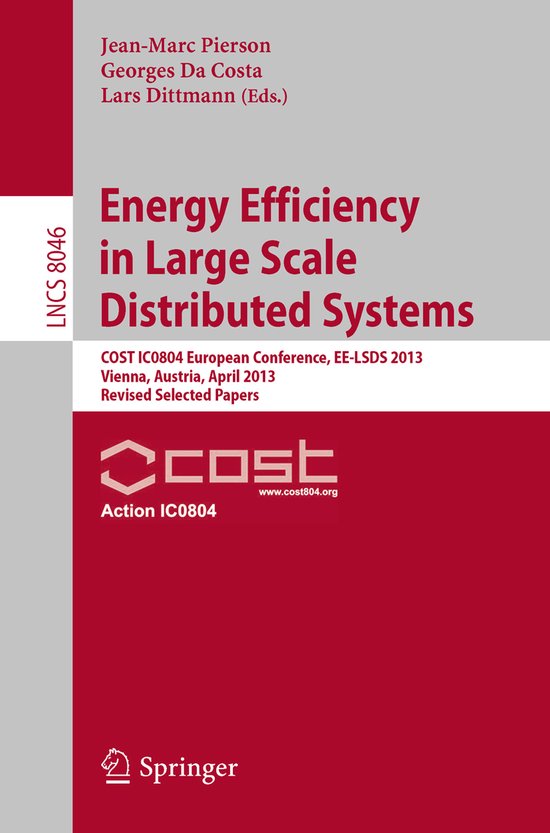 Energy Efficiency in Large Scale Distributed Systems - cover