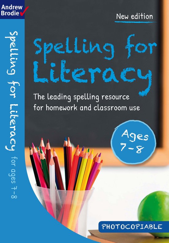 Spelling For Literacy Ages 7 To 8 - cover