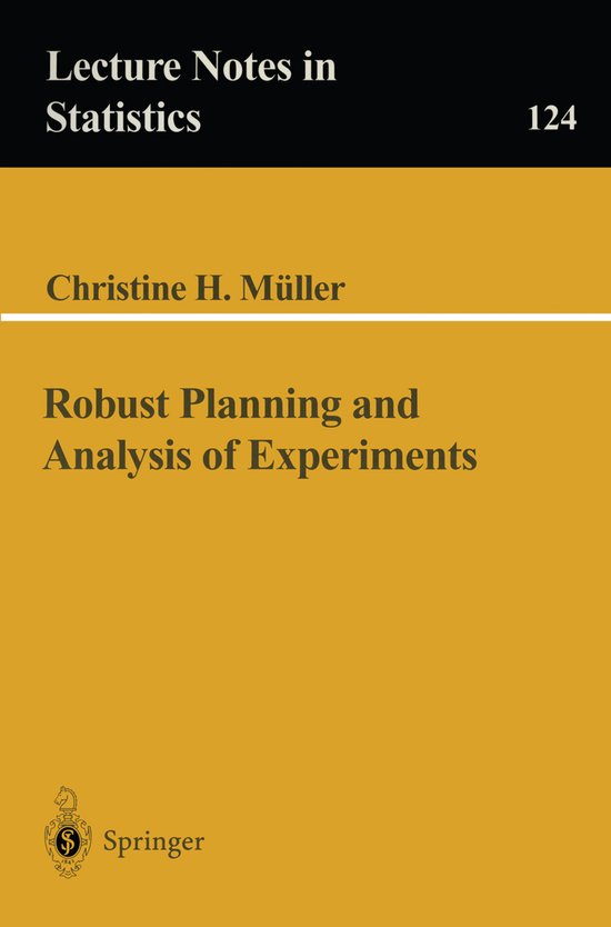 Robust Planning and Analysis of Experiments - cover