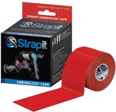 Strapit - Kinesiotape - rood - 5cm x 5m