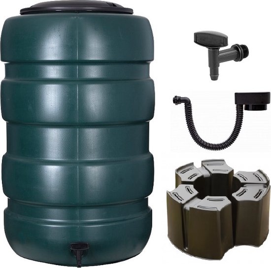 Gaja regenton 200 liter antraciet - GroenRijk de Wilskracht