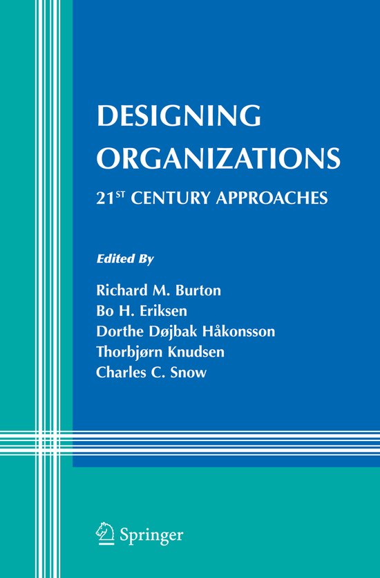 Designing Organizations - cover
