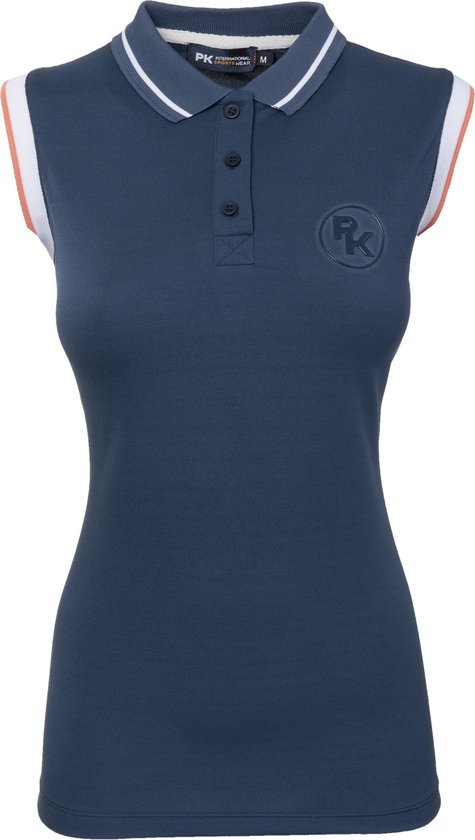 PK International - Technical Piqué Polo Sleeveless - Treffer - Eclipse 58 - XL