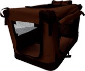Topmast Nylon Bench Premium - Softcrate - Stoffen Vouwbench - Bruin - 70 x 52 x 50 cm- M