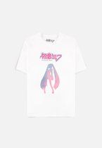 Hatsune Miku - Silhouette Dames T-shirt - XL - Wit