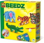 SES Beedz - strijkkralen - safari dieren - 3D dieren maken - safari thema - 2000 strijkkralen - PVC vrij