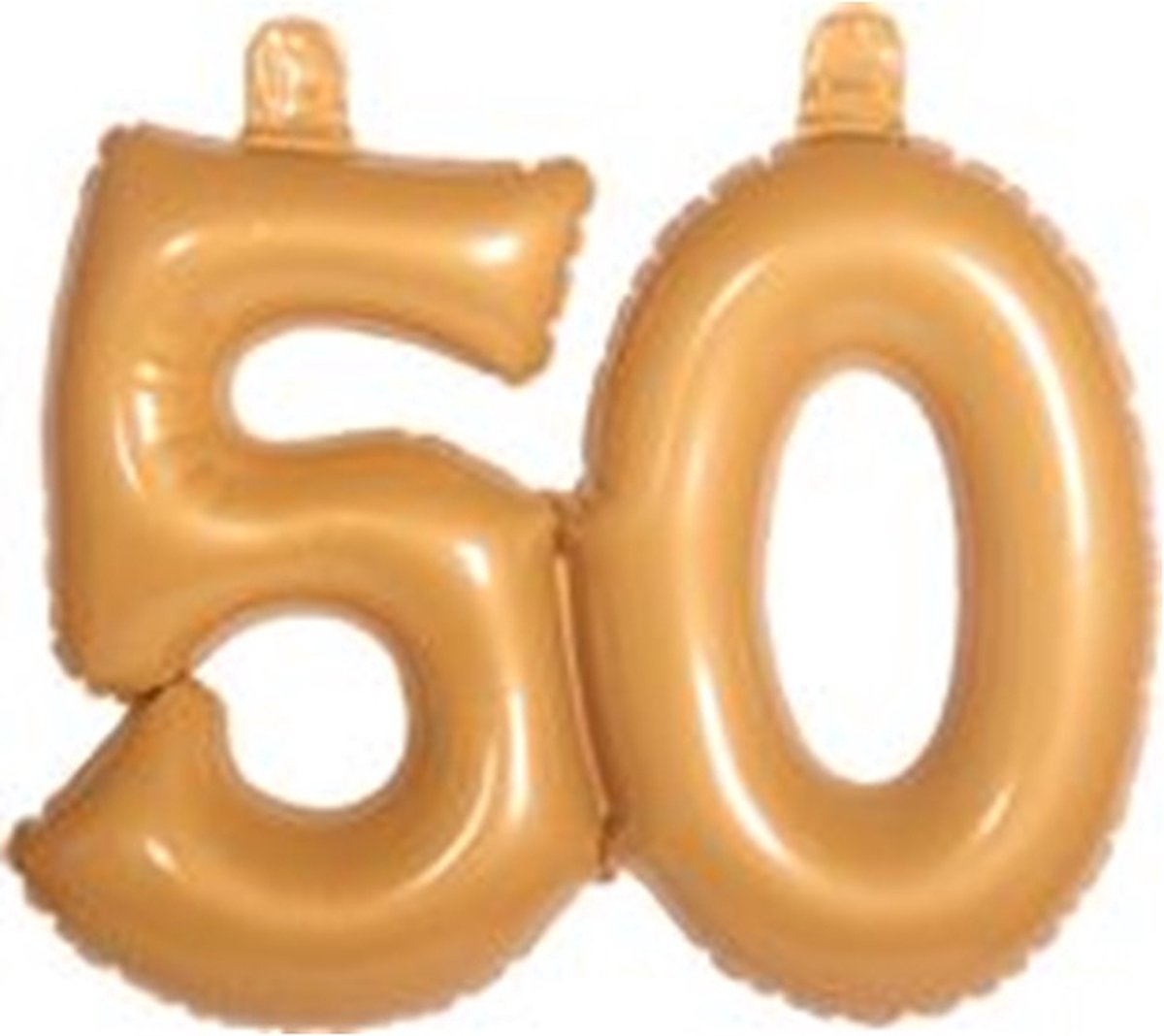 Opblaascijfer 50 Goud