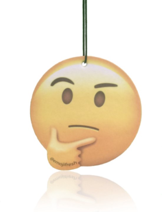 CGB Emoji Thinking Face Pack of 2 Air Fresheners