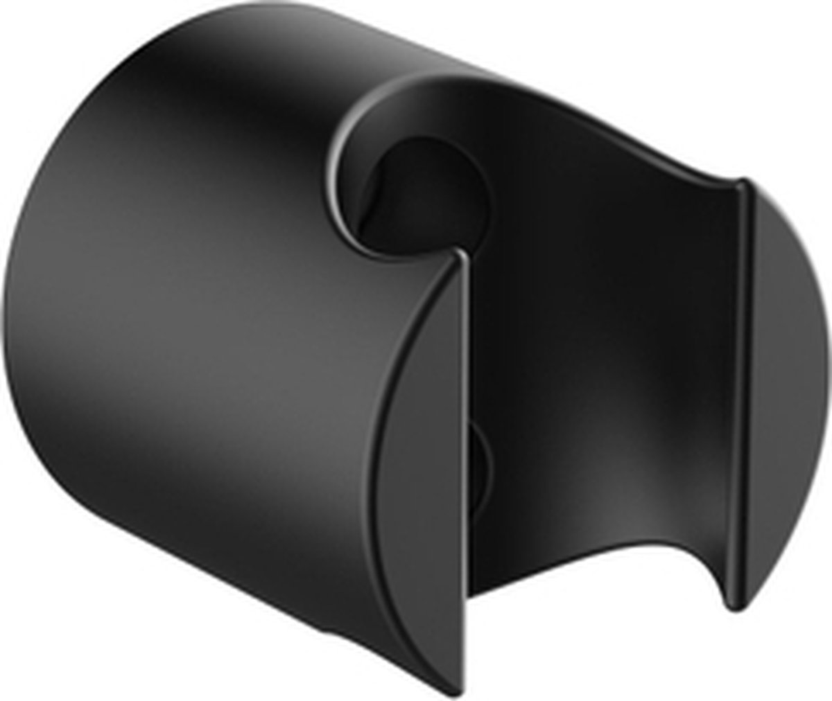Nemo Spring Nero handdouchehouder vast mat zwart