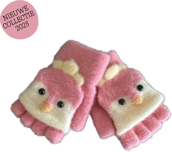 Gants - rose - 1 à 5 ans - gants enfant - mitaines - mitaines - gants hiver - gants enfant