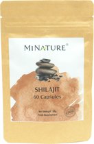 Shilajit Capsules 60 stuks - 450mg Shilajit Poeder per Vega Capsule - Mumijo, Asphaltum - 100% Plantaardig