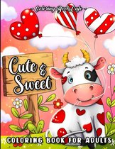 Cute and Sweet Coloring Book - Coloring Book Cafe - Kleurboek voor volwassenen