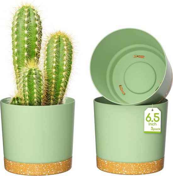 ZMTECH Pots de Fleurs de 20cm, Jardinières Modernes avec | FindTheDeal