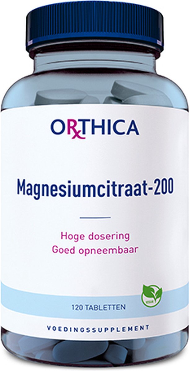 Goedkoopste Orthica Magnesiumcitraat-200 - goed opneembaar - 120 tabletten